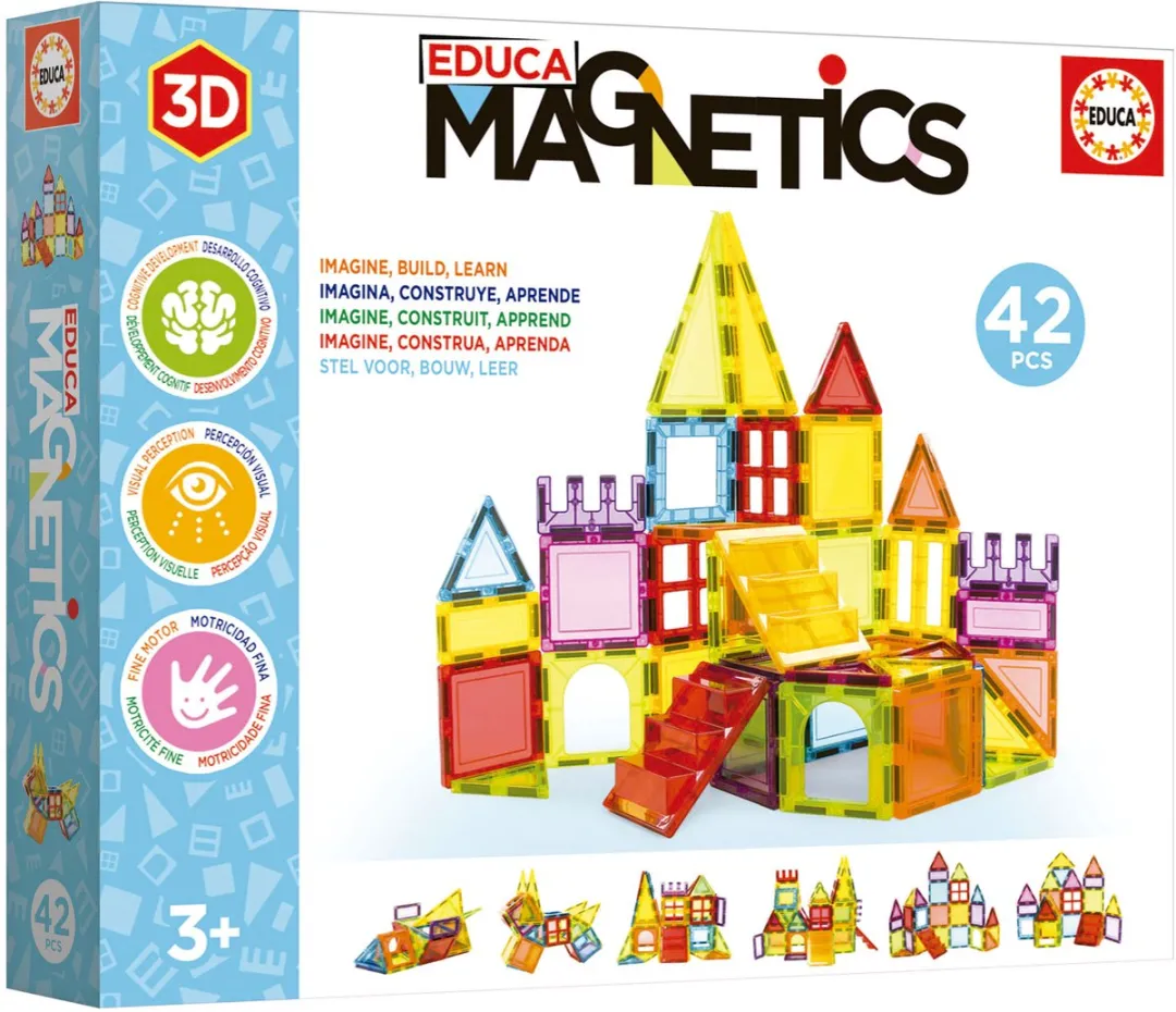 Educa Magnetisch Bouwspel Sinterklaas 42-delig - Meerkleurig