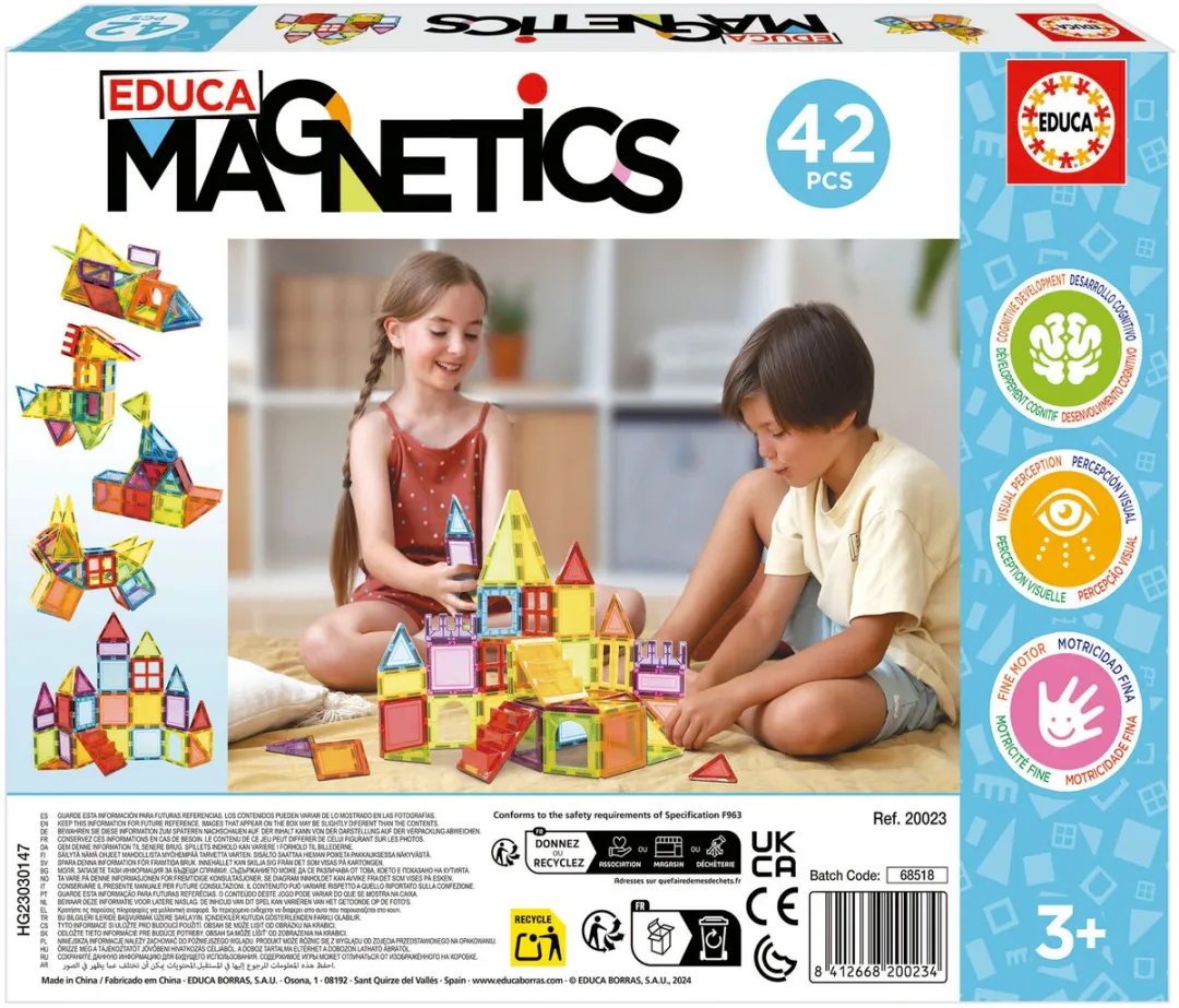 Educa Magnetisch Bouwspel Sinterklaas 42-delig - Meerkleurig