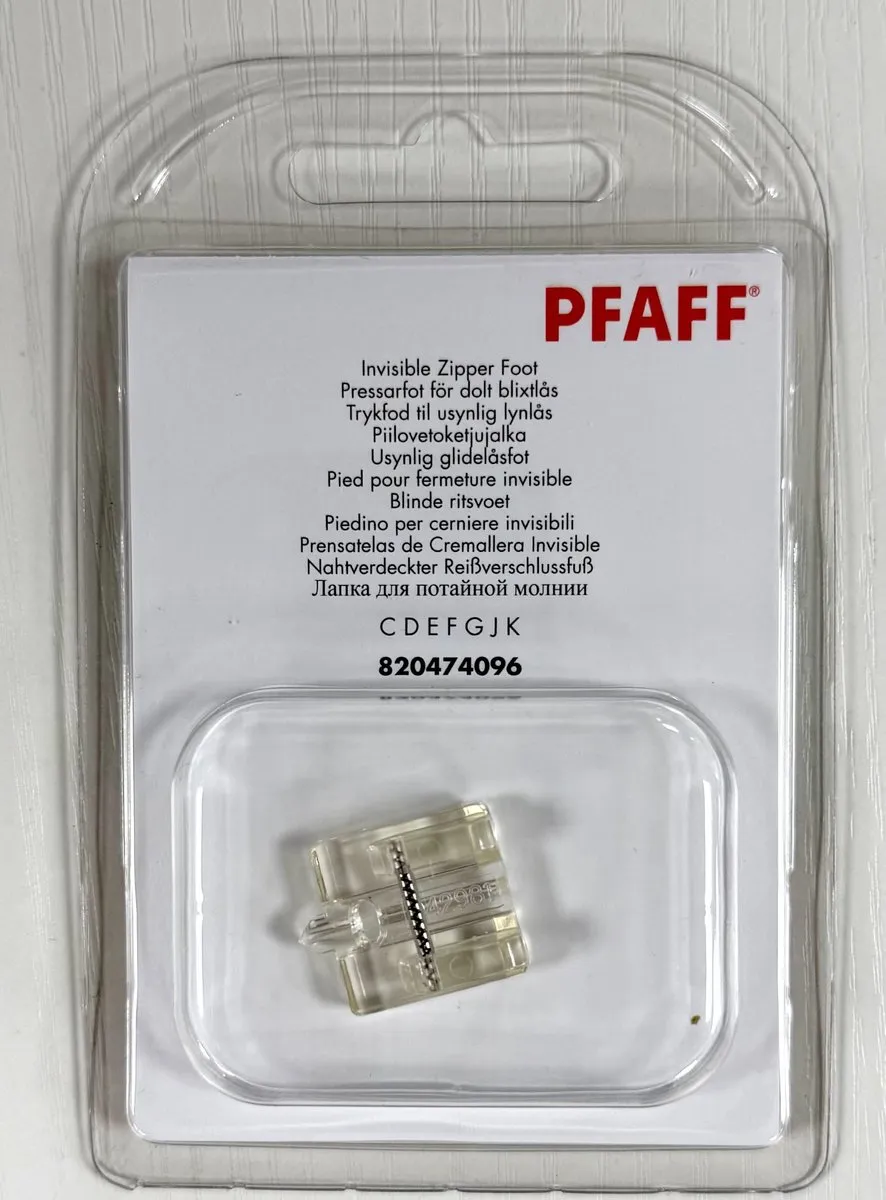 Pfaff Blinde Ritsvoet 820474096 - Wit