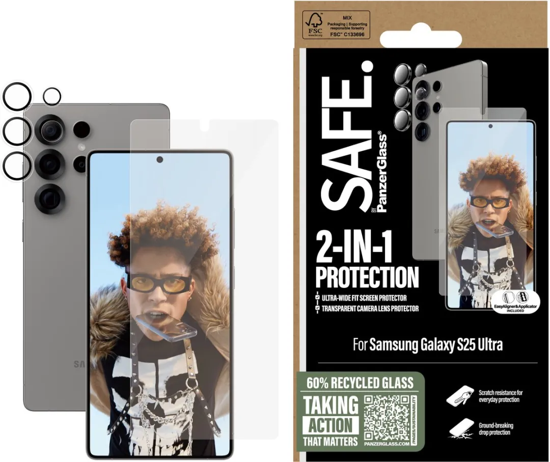 PanzerGlass SAFE. S25 Ultra Schermbeschermer - 1 Stuk