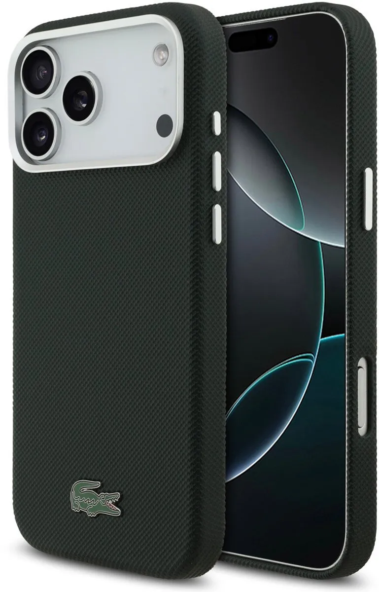 Lacoste Hoesje iPhone 17 Pro Max MagSafe - Estragon Groen
