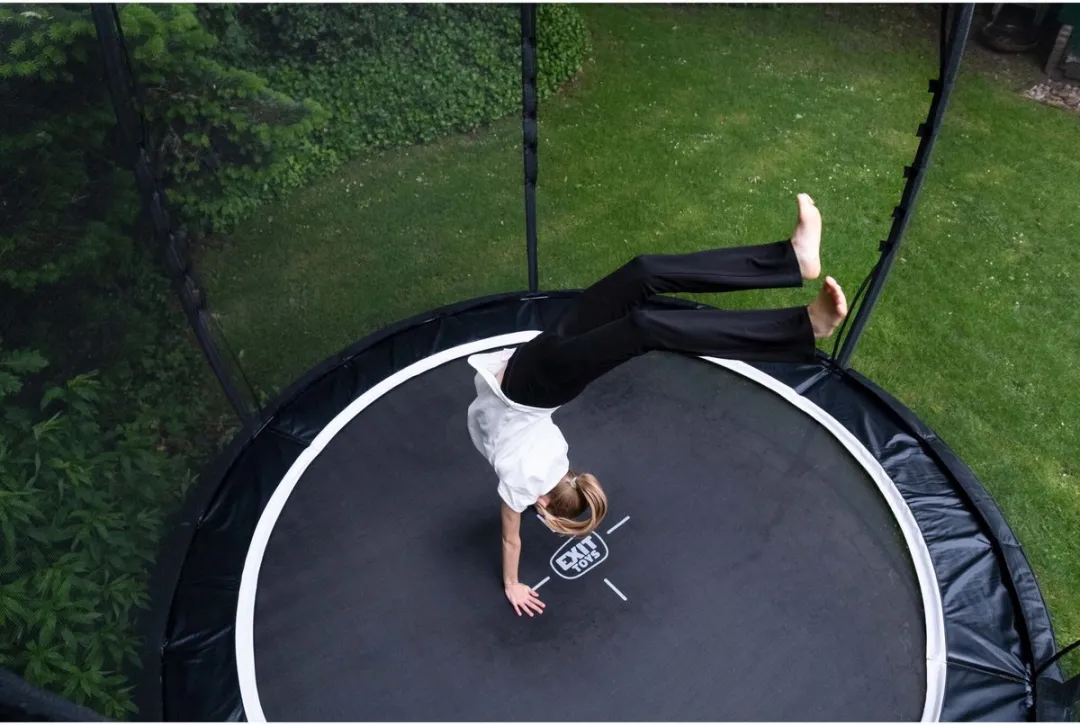 EXIT Lotus Premium Trampoline 450cm - Groen
