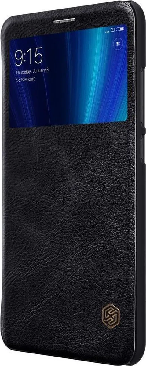 Nillkin Qin Series Hoesje Xiaomi Mi A2 - Zwart - afbeelding 5 van 6