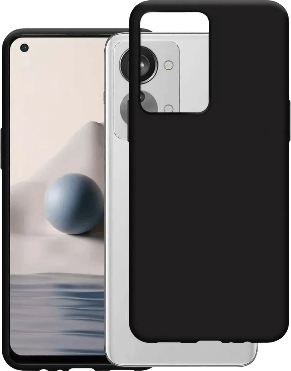 Just in Case OnePlus Nord 2T Siliconen Hoesje - Black