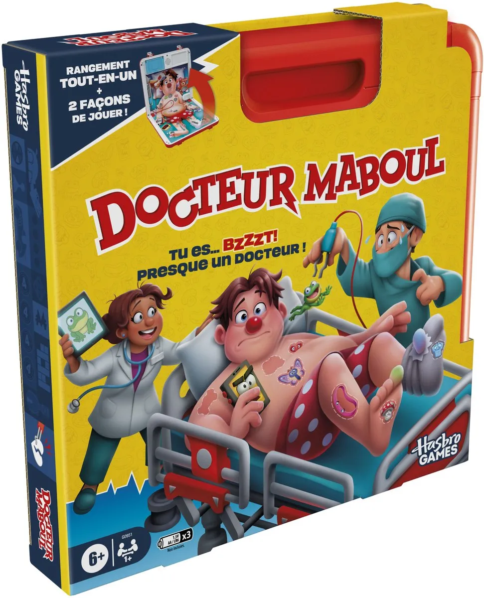 Hasbro Gaming Dokter Bibber - Franstalig - afbeelding 6 van 6