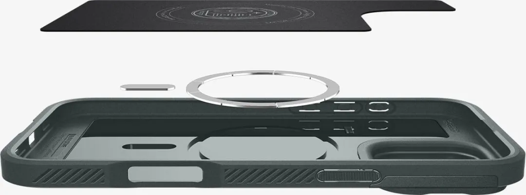 Spigen Optik Armor MagFit iPhone 16 Pro Max Hoesje - Groen