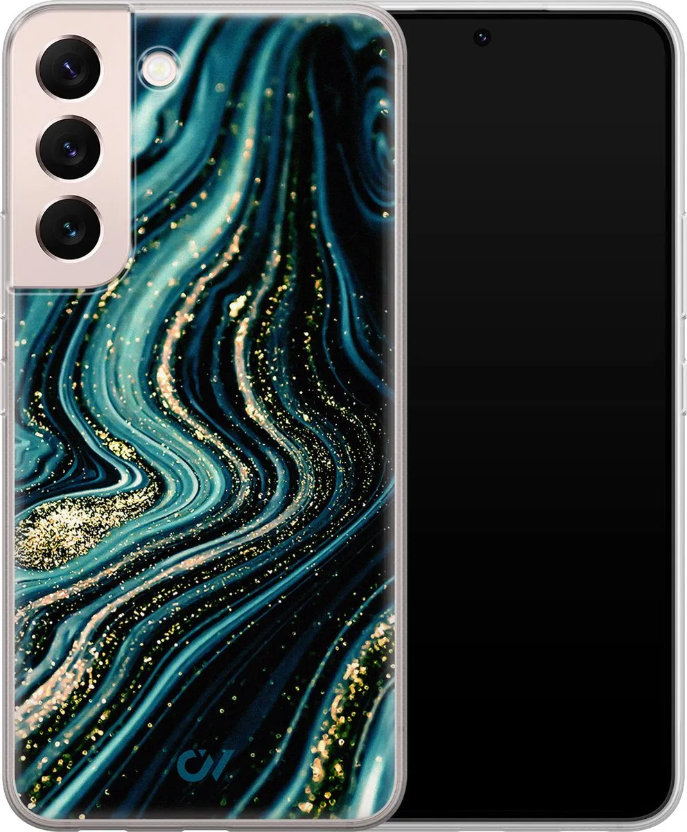 Casevibes Galaxy S22 Hoesje - Blauw - S/S22/UV/046