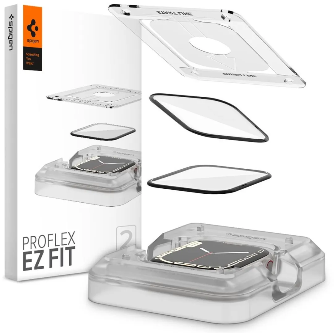 Spigen Proflex EZ FIT Apple Watch 45mm - 2 Stuks
