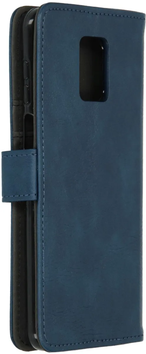 Imoshion Hoesje Xiaomi Redmi Note 9 Pro/9S - 3 Pasjes - Donkerblauw