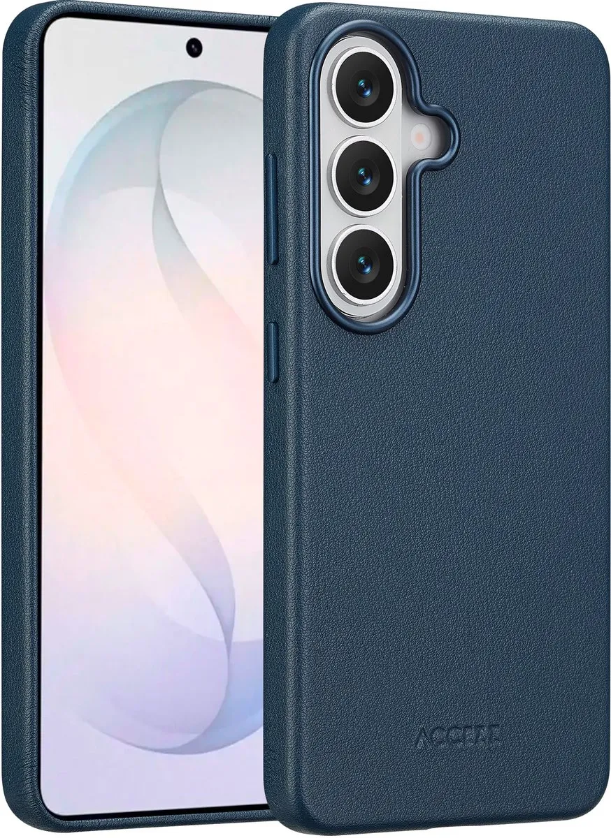Accezz Hoesje Samsung Galaxy S26 Magnetisch Leather Nightfall Blue
