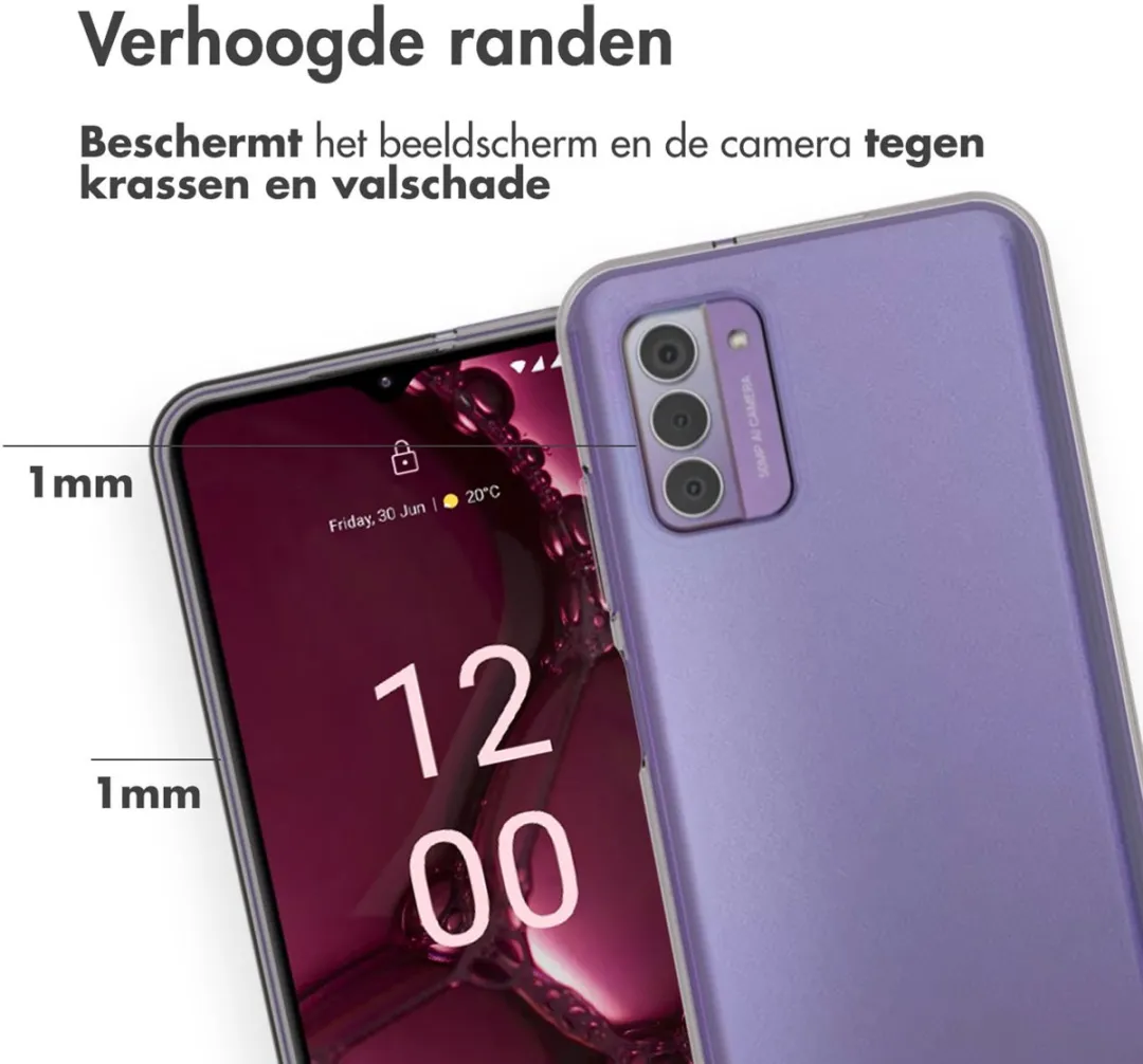 Accezz Hoesje Nokia G42 - Transparant