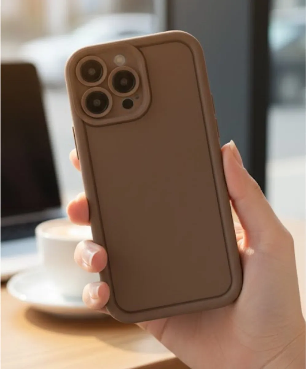 NUVEX iPhone 13 Pro Hoesje 3 Stuks - Zwart/Beige/Bruin
