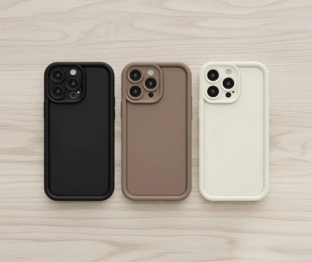 NUVEX iPhone 13 Pro Hoesje 3 Stuks - Zwart/Beige/Bruin