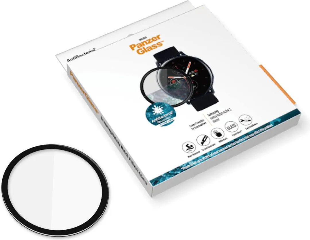 PanzerGlass Samsung Galaxy Watch Active 2 40mm Schermbeschermer - Zwart