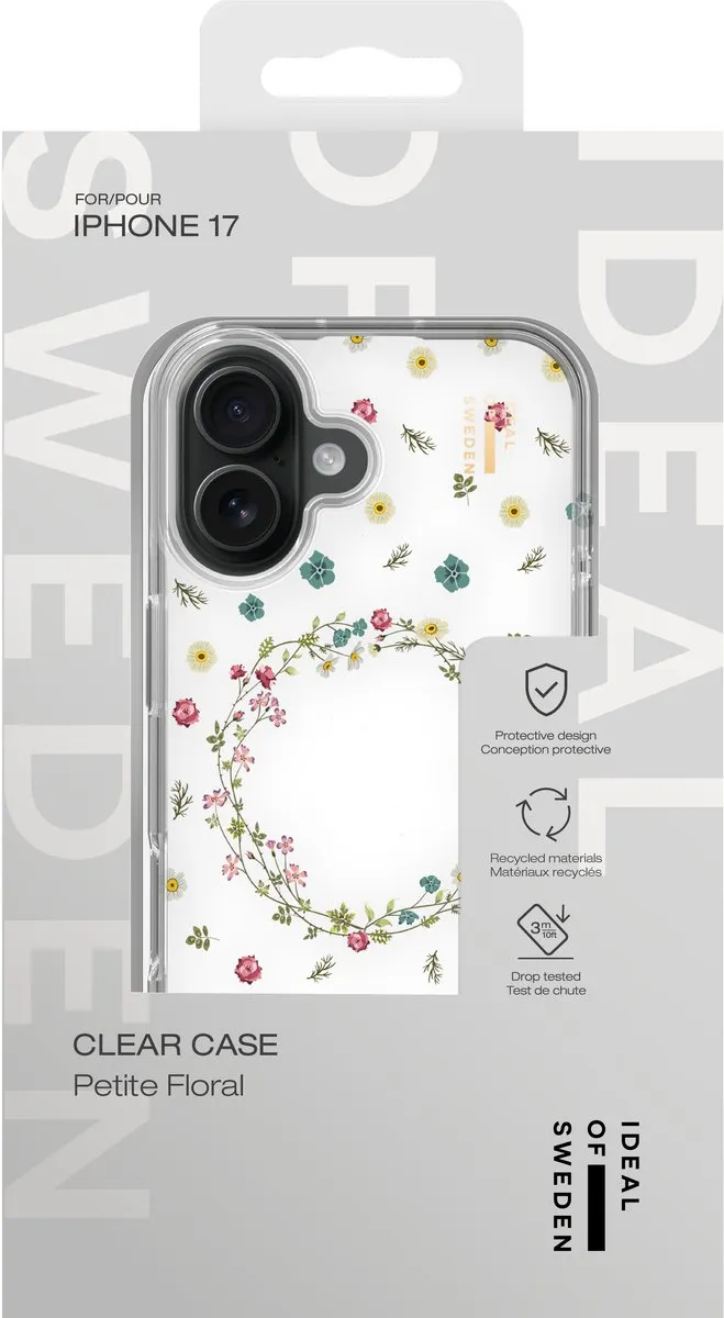 iDeal of Sweden Clear Case iPhone 17 Petite Floral - MagSafe