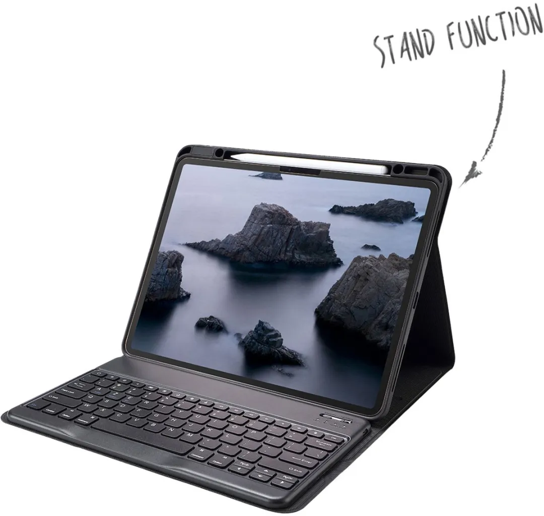Accezz Tablet Toetsenbord Hoes AZERTY SH00075668 - iPad Pro 13 Zwart