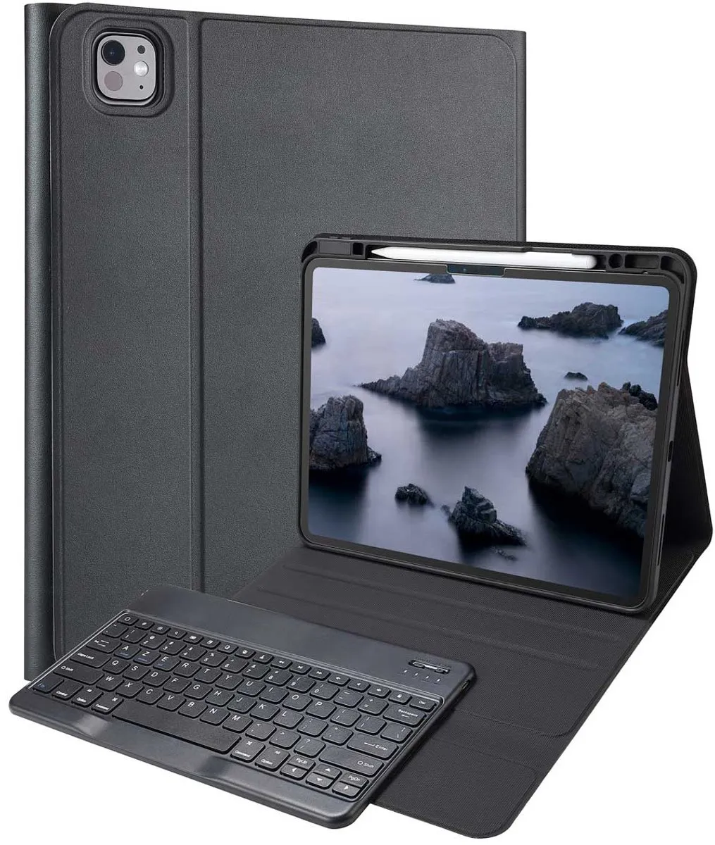 Accezz Tablet Toetsenbord Hoes AZERTY SH00075668 - iPad Pro 13 Zwart