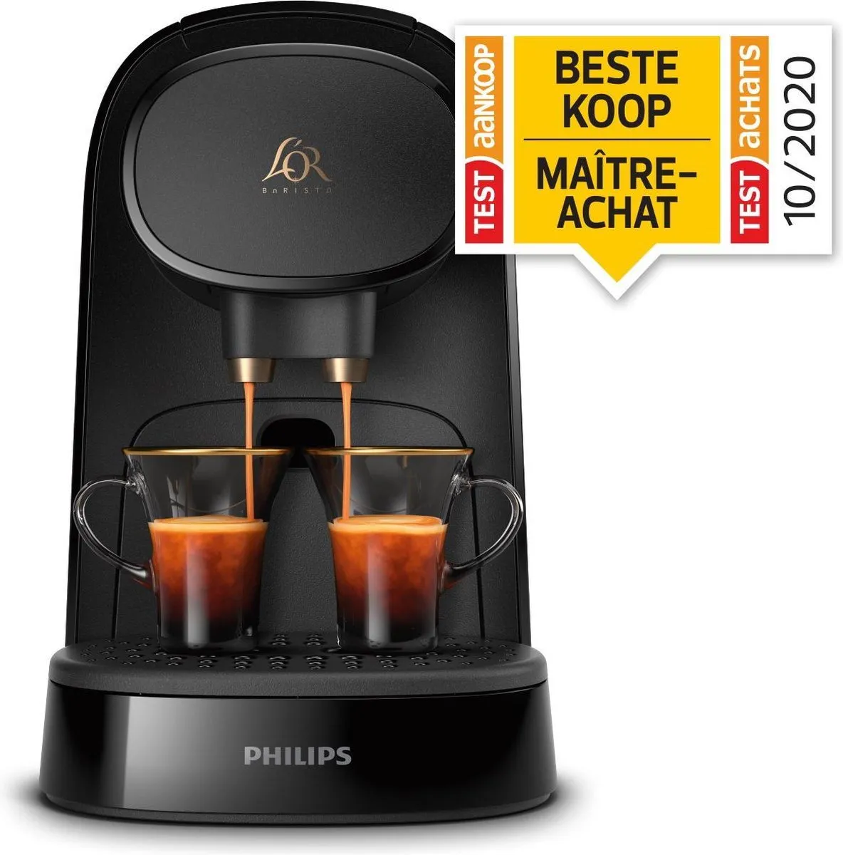 Philips L'Or Barista LM8012/60 - Koffiecupmachine - voor L'Or Espresso & Barista Koffiecups - Zwart