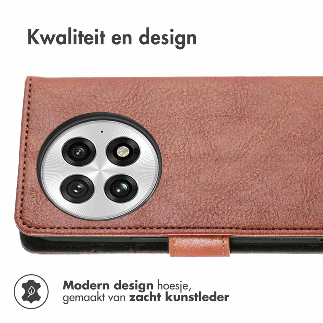 Imoshion Hoesje OnePlus 13 - 3 Pasjes - Bruin