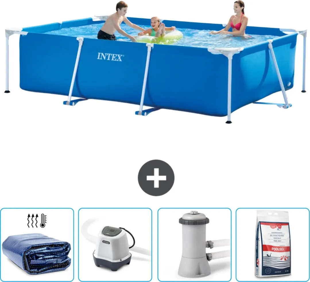 Intex Rechthoekig Frame Zwembad 300x200x75cm