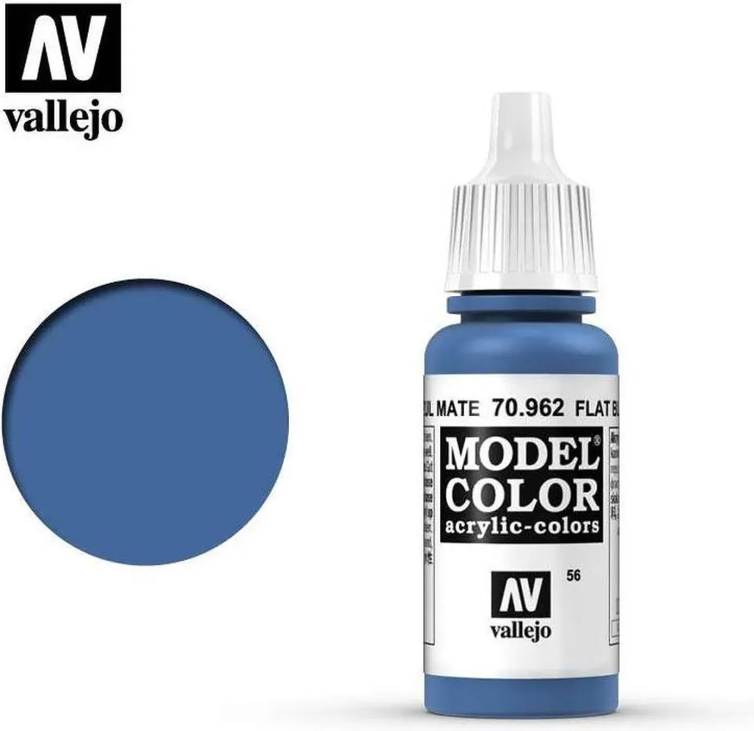 Vallejo Model Color Flat Blue Acrylverf 17ml