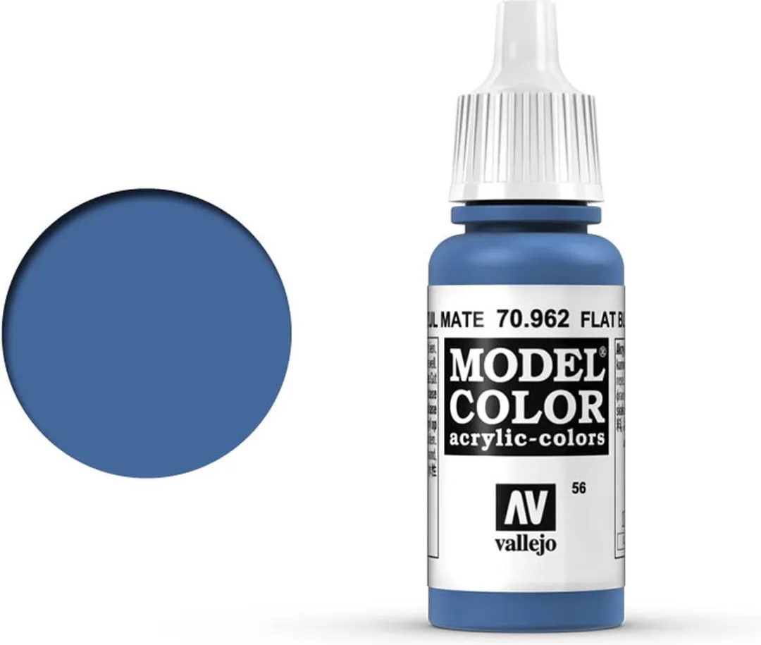 Vallejo Model Color Flat Blue Acrylverf 17ml