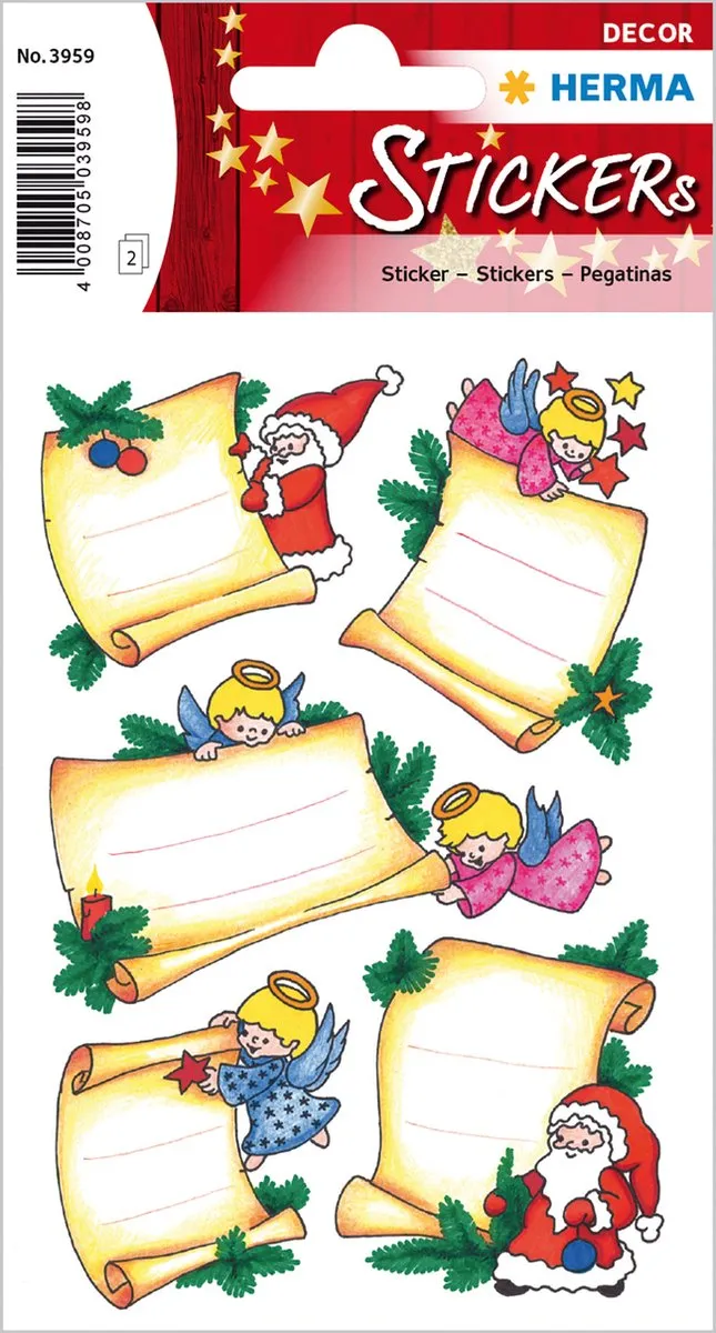 Herma 3959 Kerststickers Glittery Décor