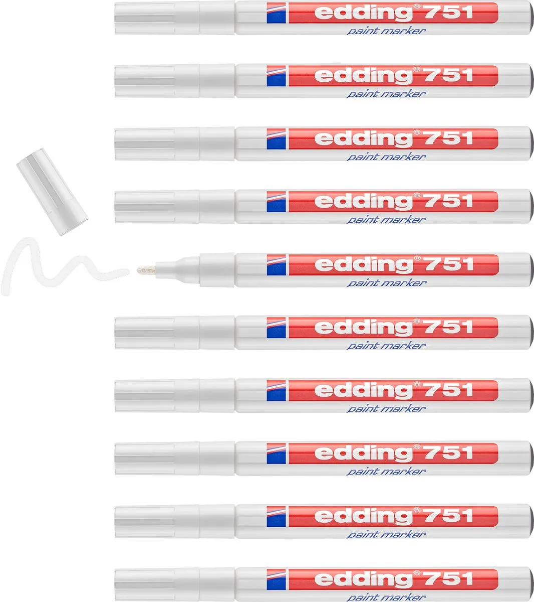 edding 751 Lakmarker Wit