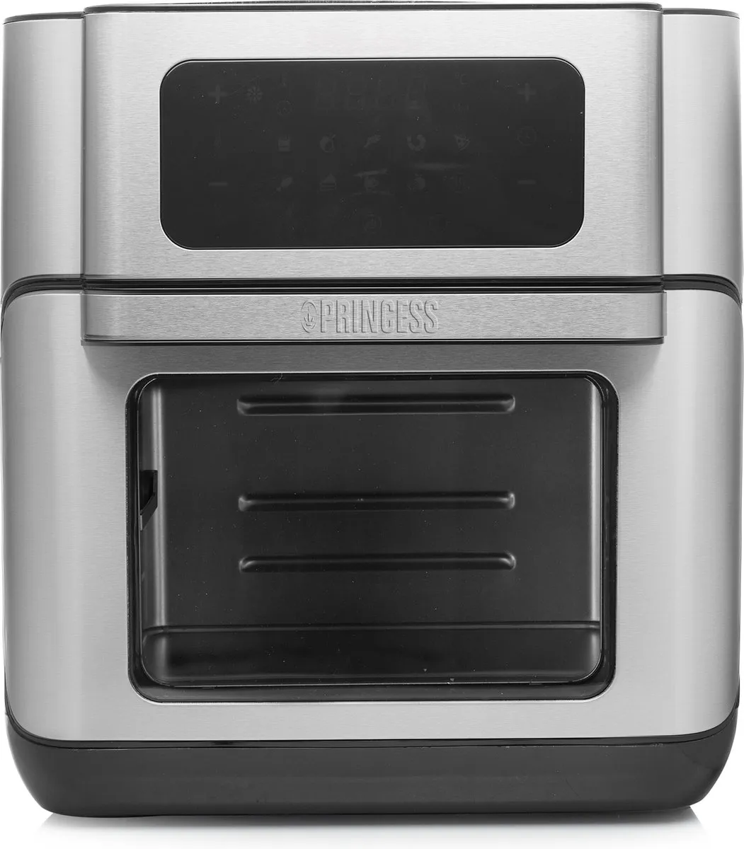 Princess Airfryer Oven 182065 - 1500W 10L - 3 Bakplaten - Zilver