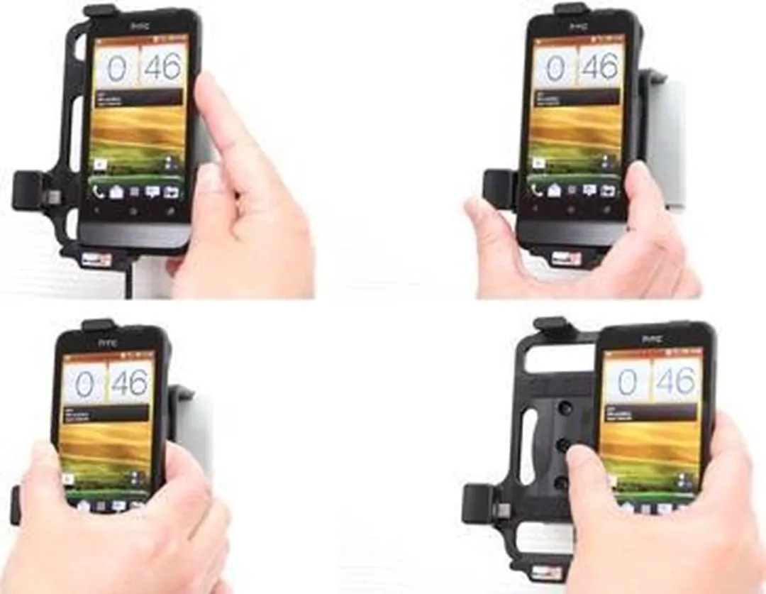 Brodit Actieve Draaibare Houder HTC One V T320e - Zwart