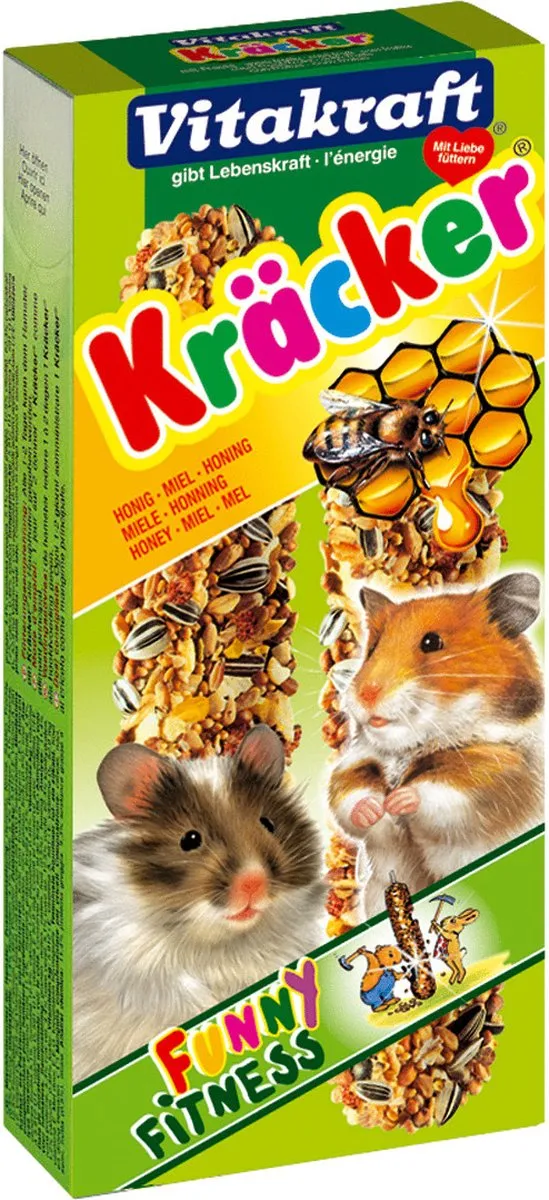 Vitakraft Hamsterkracker Honing - 2 Stuks