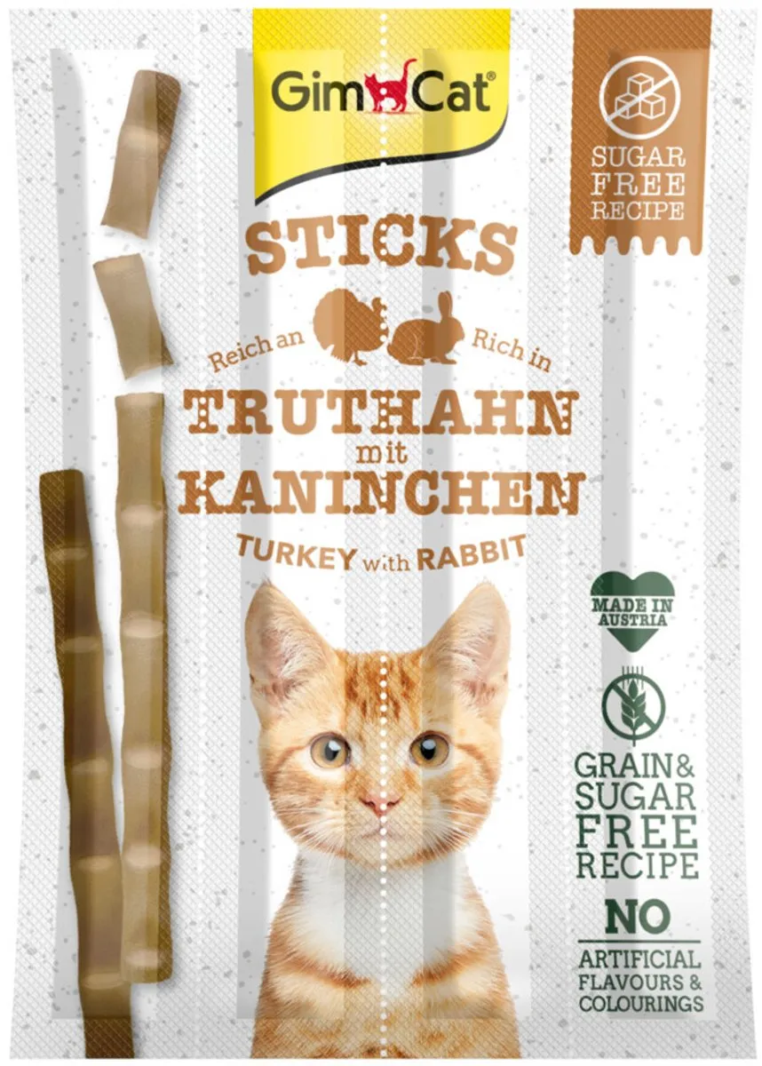 GimCat Sticks Kalkoen & Konijn