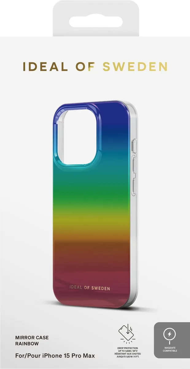 iDeal of Sweden Clear Case Mid Magsafe Rainbow - iPhone 15 Pro Max - afbeelding 2 van 5