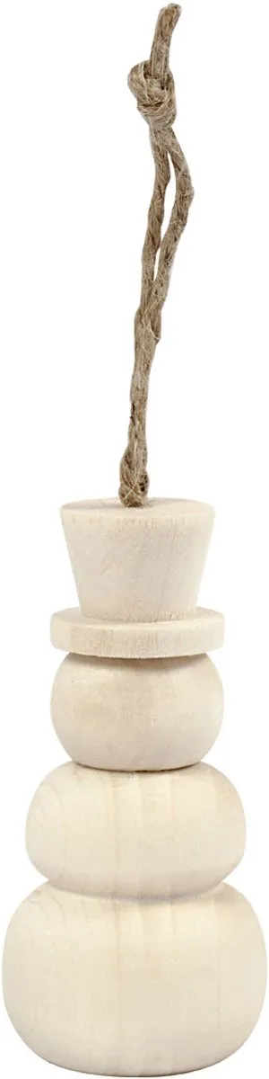 Creativ Company Houten Sneeuwpop 7,8 cm