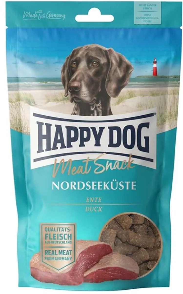 Happy Dog Noordzeekust Eend Vleessnack 10x75g