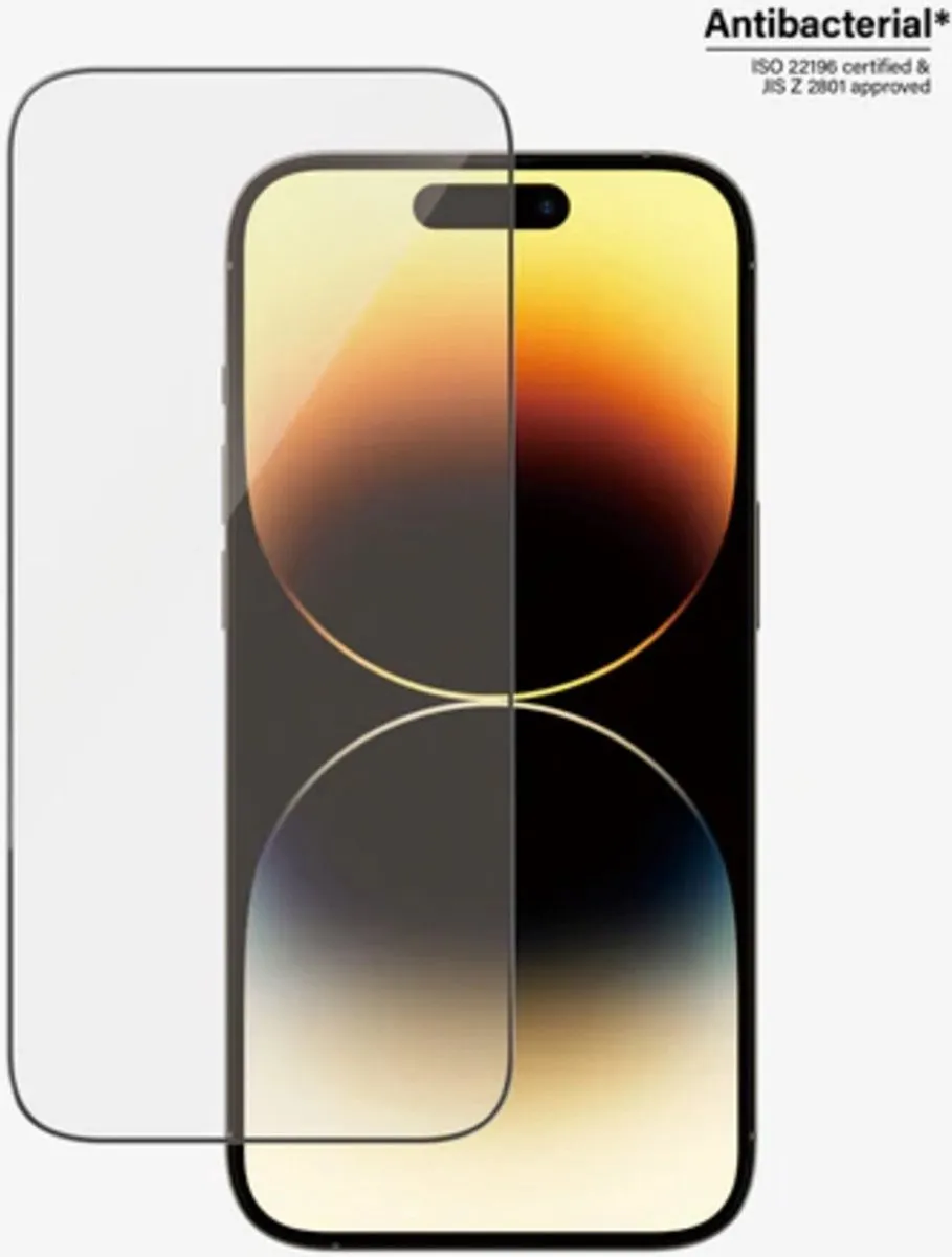 PanzerGlass Ultra-Wide Fit iPhone 14 Pro Schermbeschermer - Case Friendly