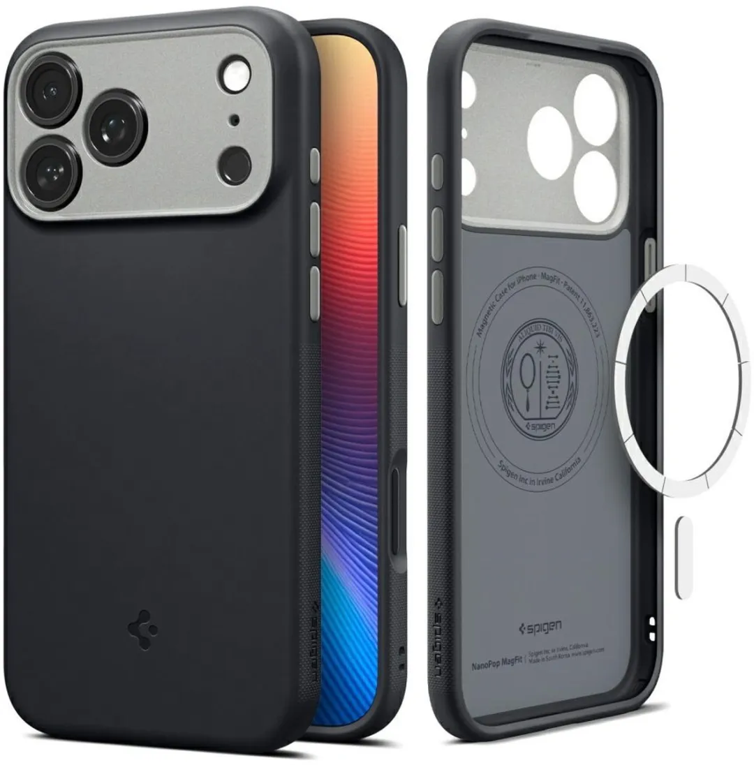 Spigen Nano Pop MagSafe Hoesje iPhone 17 Pro Max - Zwart