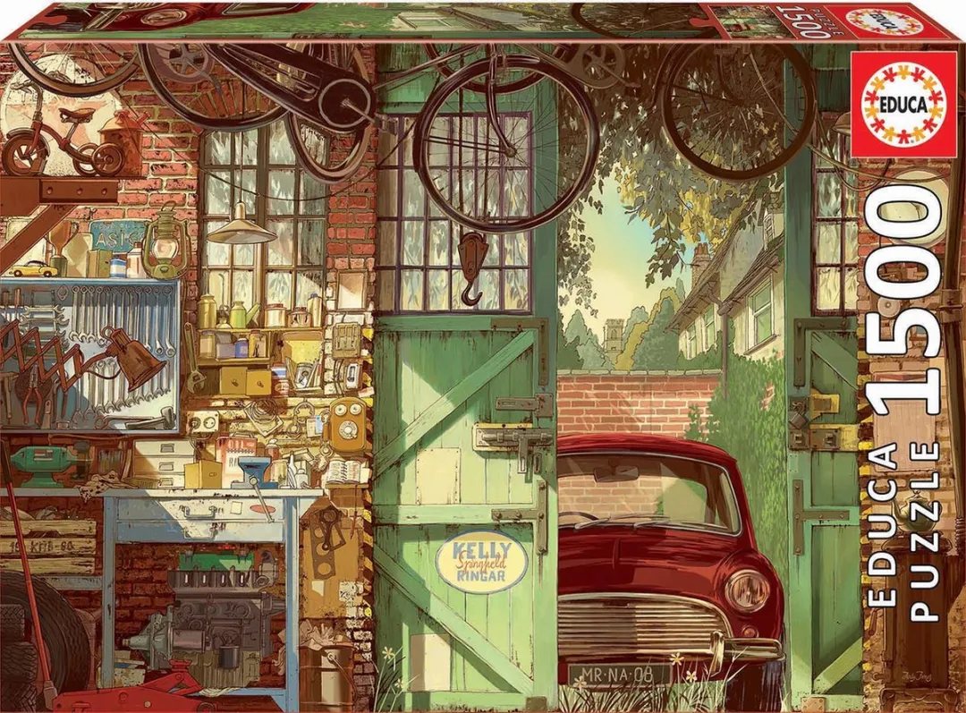 Educa Alte Garage 1500 Puzzeldelen