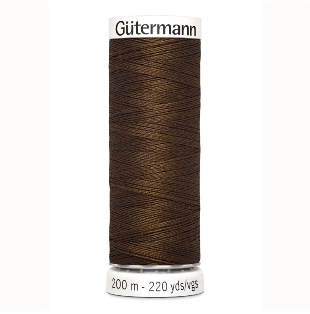Gutermann Polyester Naaigaren 200m - Bruin