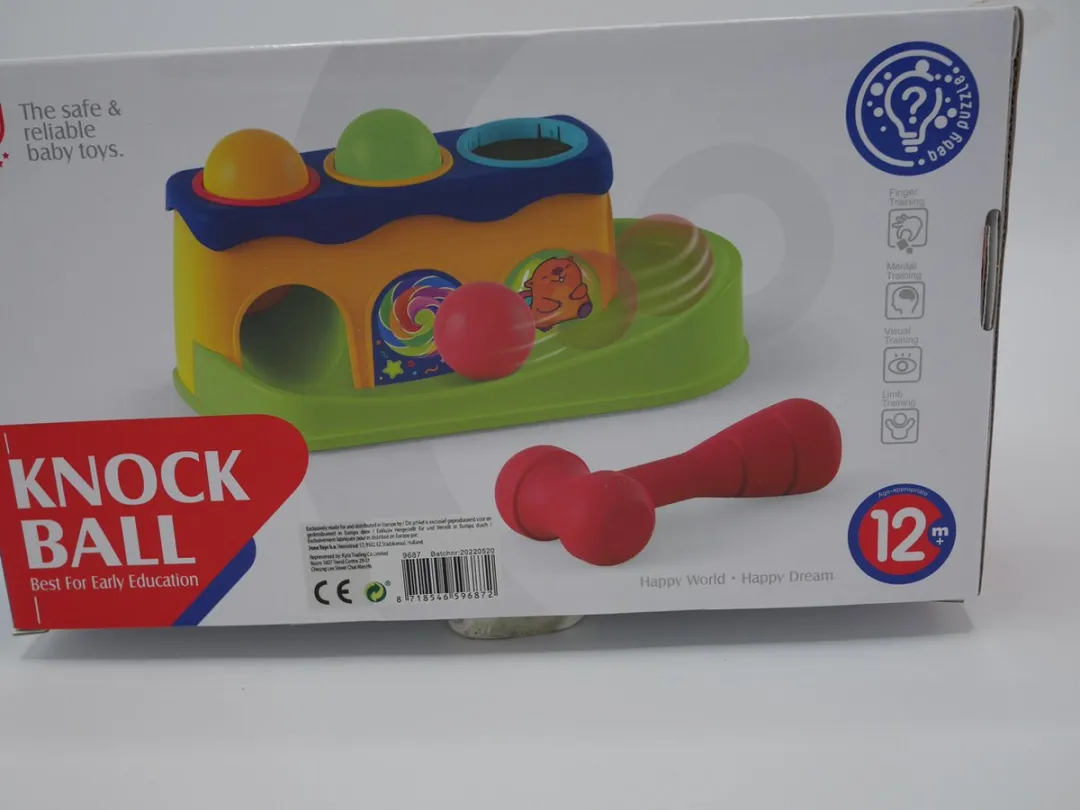 Jonotoys Knock Ball Ballenbaantje - Multi