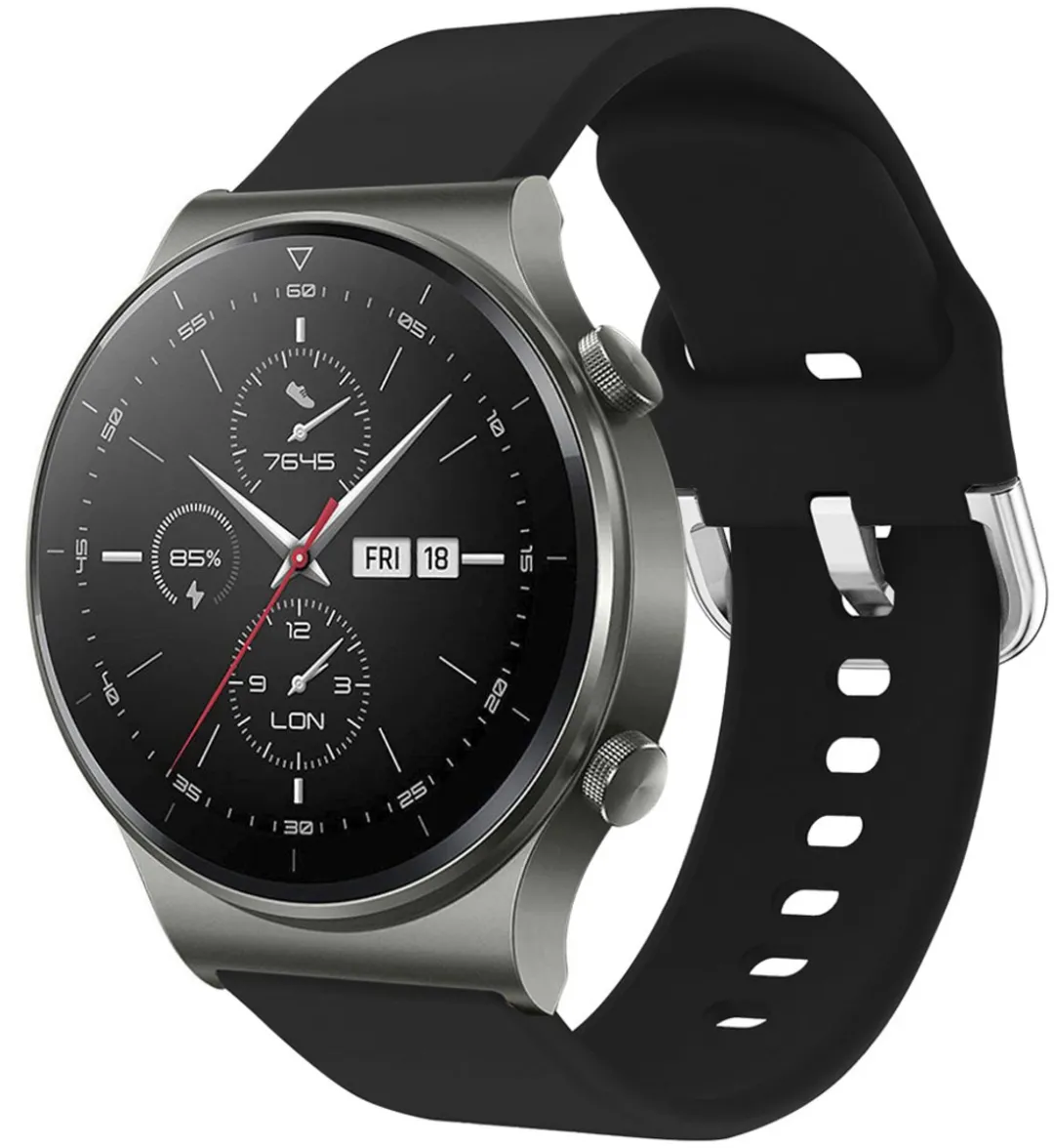 Imoshion Siliconen Bandje Huawei Watch GT 2e Sport 46mm - Zwart