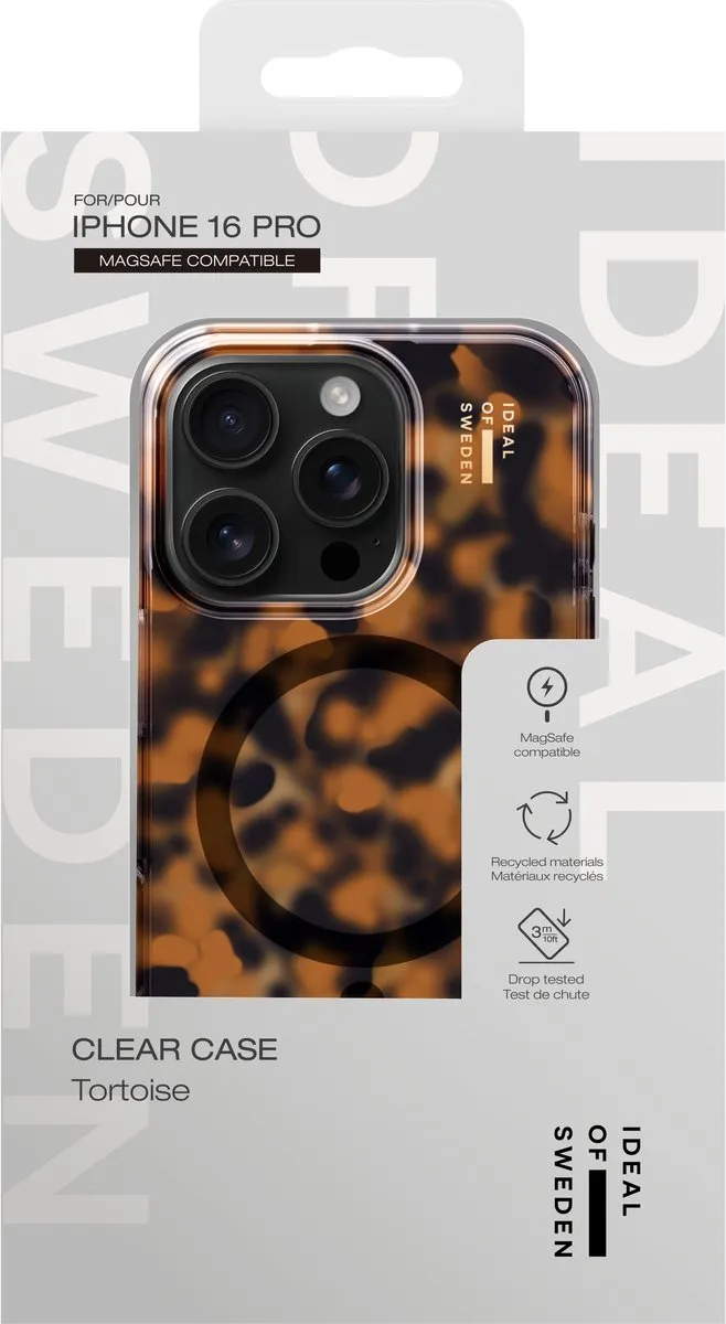 iDeal of Sweden Clear Case iPhone 16 Pro - Tortoise - IDCLCMS-I2461P-518