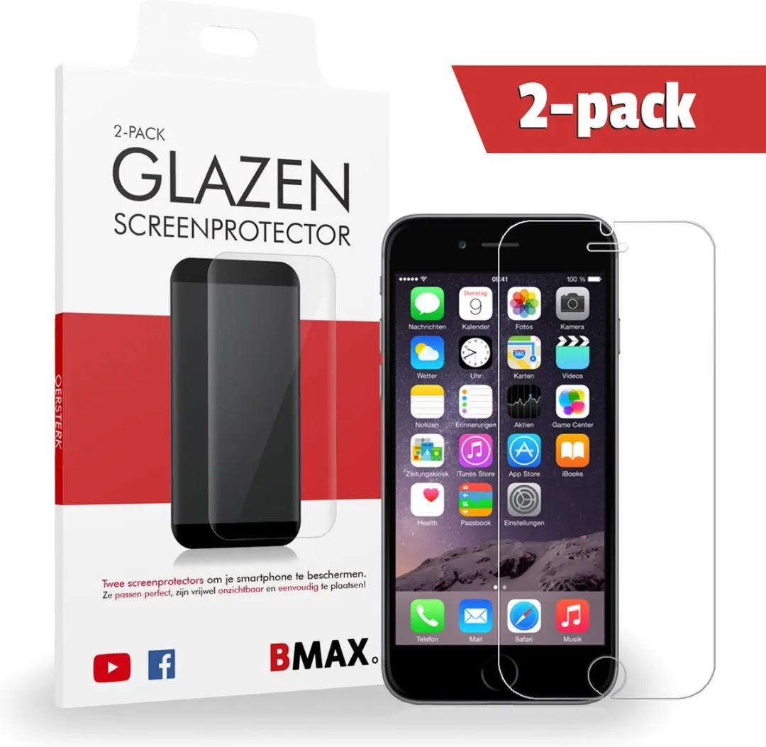 BMAX Glazen Screenprotector iPhone 7/8