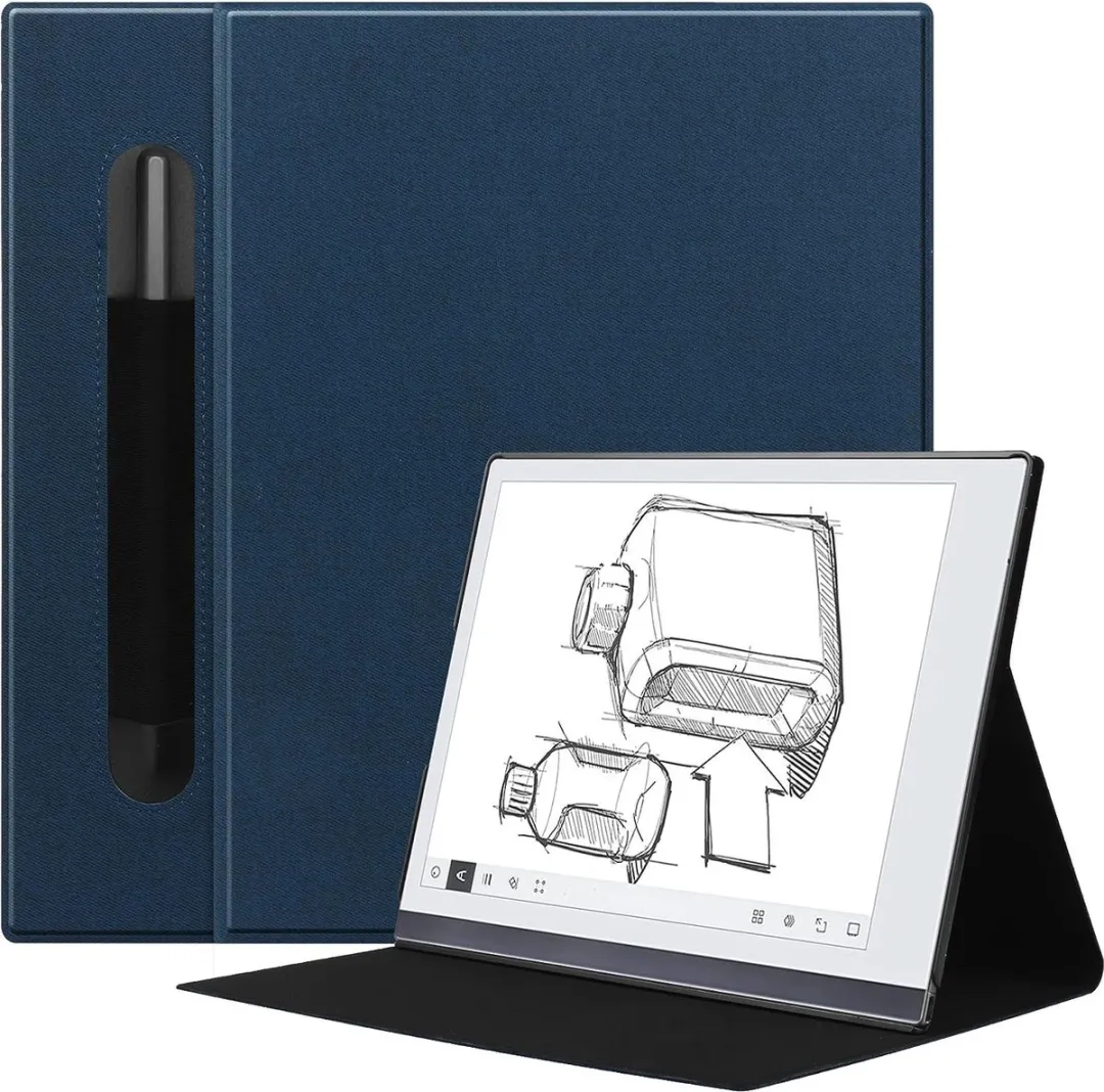 Remarkable 2 - Tekentablet - met Marker Plus incl gum en blauwe slim case folio