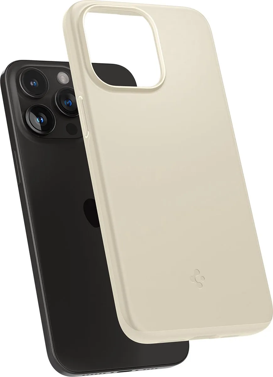 Spigen Thin Fit Hoesje iPhone 15 Pro ACS06694 - Zand - afbeelding 2 van 6