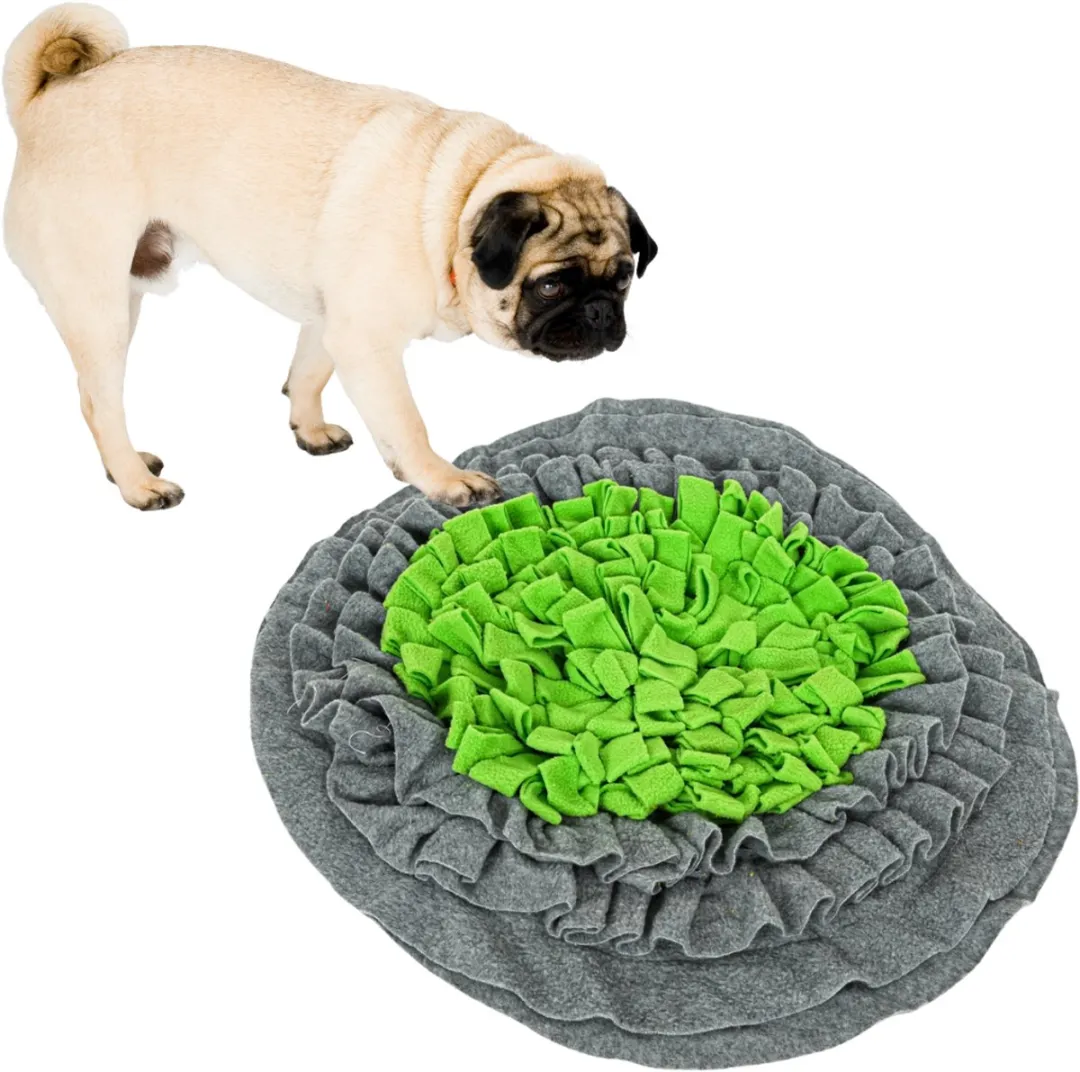 Dog Toy Snuffelmat voor Honden – 49 x 49 cm – Interactief Speeltapijt – Voerpuzzel – 100% Polyester
