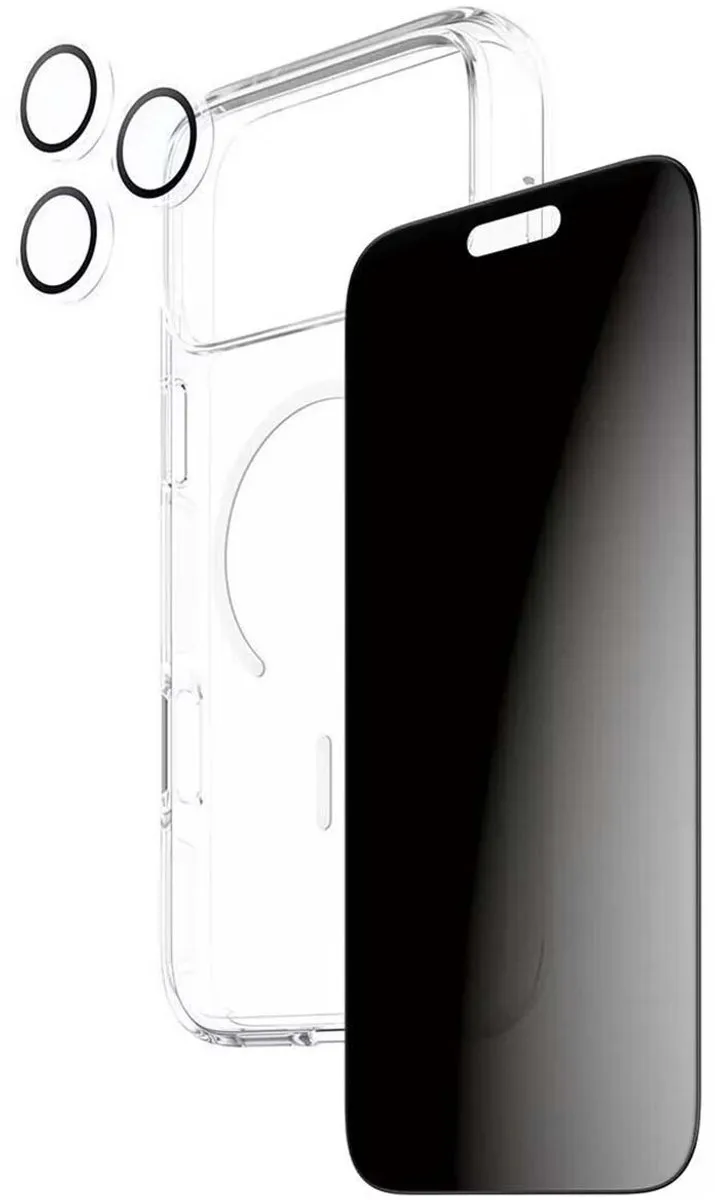 PanzerGlass CR34911 Beschermingspakket iPhone 17 Pro Max - Doorzichtig zwart