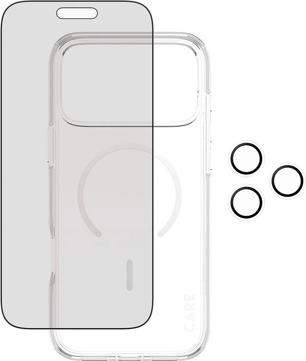 PanzerGlass CR34911 Beschermingspakket iPhone 17 Pro Max - Doorzichtig zwart - afbeelding 6 van 6