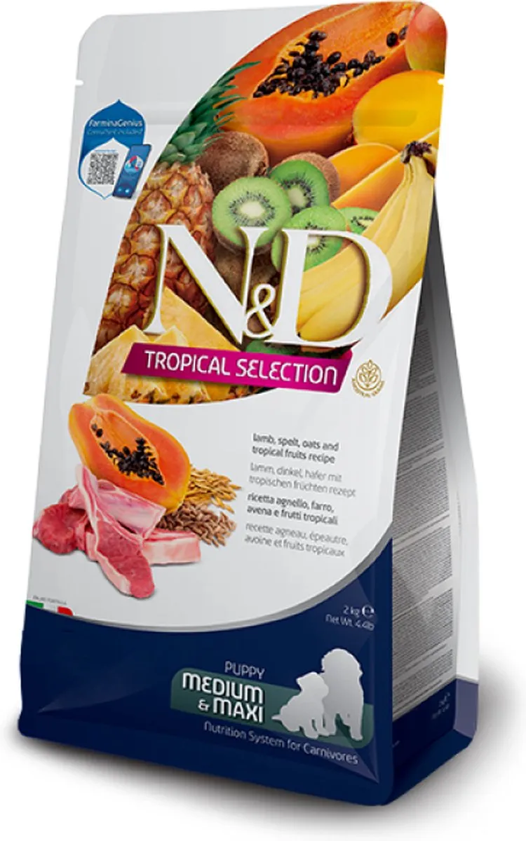 Farmina N&D Tropical Selection Lamb Puppy Med/Maxi 2kg