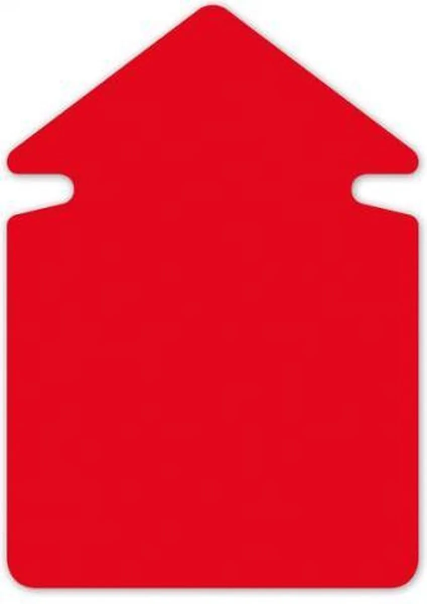 Folia 24cm Pijl Krimpvel - 20 Stuks Felroze - afbeelding 2 van 2